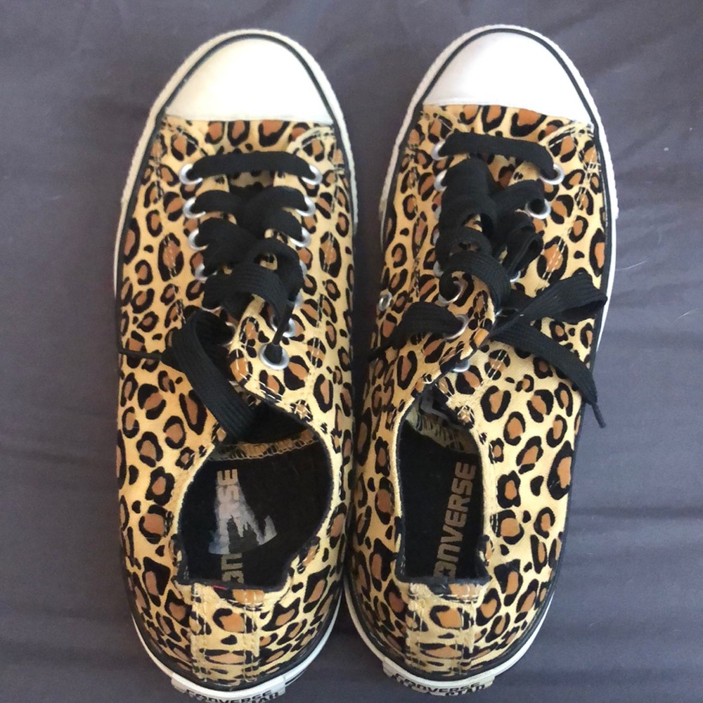 Leopard print converse W11 - Brand New